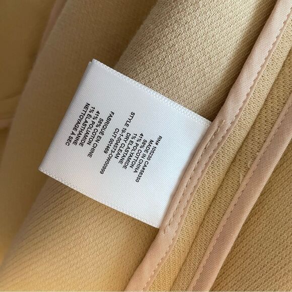 Equipment Alyssandra Long Line Knit Trench Coat in Biscuit Size Small - Picture 8 of 8